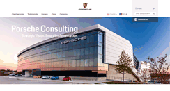 Desktop Screenshot of porsche-consulting.com